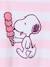 Striped Snoopy Set for Girls striped pink - vertbaudet enfant 