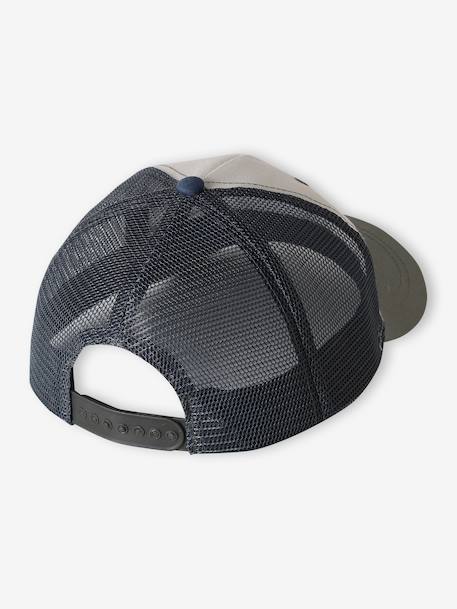 Cotton trucker-style cap for boys ecru - vertbaudet enfant 