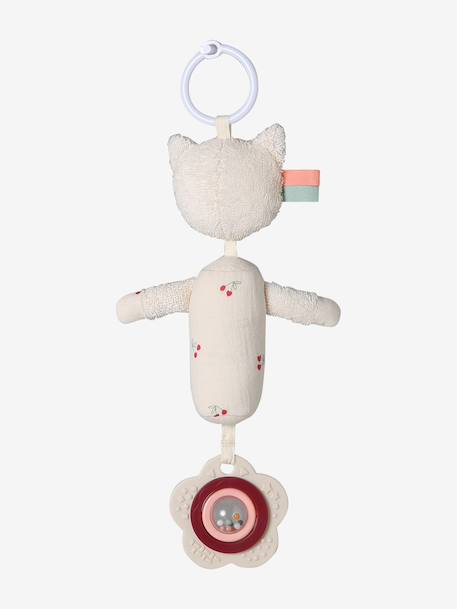 Sensory hanging cat rattle red - vertbaudet enfant 