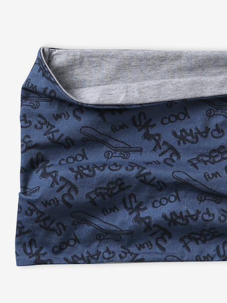 Snood garçon imprimé bleu moyen - vertbaudet enfant 