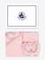 Velvet 3-piece baby set gift box rose - vertbaudet enfant 