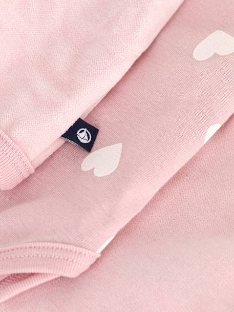 Coffret cadeau ensemble bébé velours 3 pièces rose - vertbaudet enfant 
