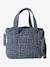 Sac à langer en gaze de coton JOIOSA beige imprimé+bleu nuit+bronze+écru - vertbaudet enfant 