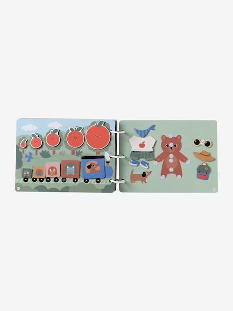 Multi-activity learning book multicoloured - vertbaudet enfant 