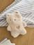 Cuddly Toy Hot Water Bottle ecru+navy blue+pecan nut - vertbaudet enfant 