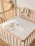 Cotton Muslin Blanket / Play Mat, IN THE CLOUDS striped blue - vertbaudet enfant 