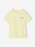 T-shirt garçon personnalisable manches courtes aubergine+blanc+BLEU+jaune pâle+mangue+sauge - vertbaudet enfant 