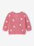 Embroidered baby top old rose+vanilla - vertbaudet enfant 