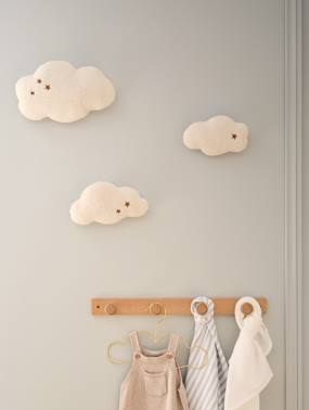 Lot 3 décorations murales nuages - vertbaudet enfant Linge de lit & Déco-Décoration-Lot 3 décorations murales nuages