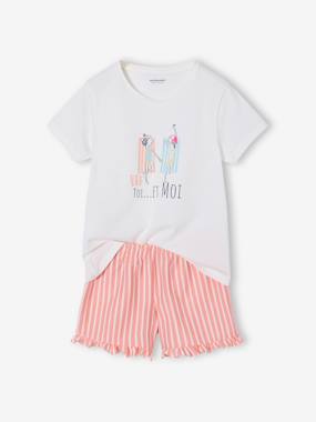 Lot de 2 pyjashort fille - vertbaudet enfant Fille-Lot de 2 pyjashort fille
