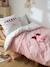Duvet Cover & Pillowcase Set with Recycled Cotton, CHERRY STRIPES striped red - vertbaudet enfant 