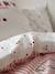 Duvet Cover & Pillowcase Set with Recycled Cotton, CHERRY STRIPES striped red - vertbaudet enfant 