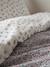 Duvet cover and pillowcase set in RETRO FLOWERS cotton gauze, with recycled cotton printed pink - vertbaudet enfant 