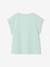 Plain Basics T-Shirt for Girls aqua green+ecru+navy blue+sweet pink - vertbaudet enfant 