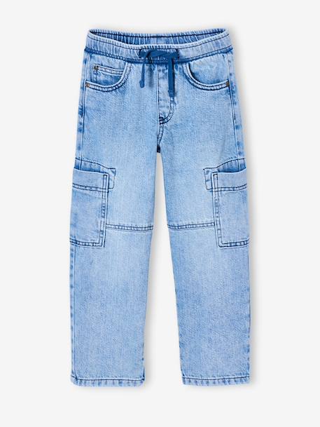 Trouser with multiple pockets for boys double stone - vertbaudet enfant 