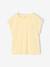 Plain Basics T-Shirt for Girls aqua green+ecru+navy blue+pale yellow+sweet pink - vertbaudet enfant 