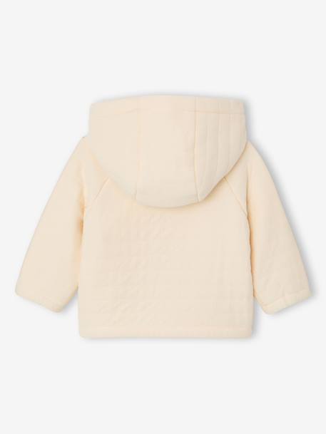Baby jacket and cuddly rabbit set vanilla - vertbaudet enfant 
