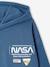 Boy's fleece hooded sweatshirt ocean blue - vertbaudet enfant 