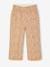 Wide-leg paperbag leopard print trousers for girls beige+chocolate+multicoloured+vanilla - vertbaudet enfant 