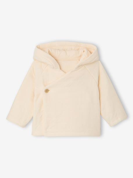 Baby jacket and cuddly rabbit set vanilla - vertbaudet enfant 