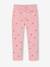 Embroidered girl's mom fit trouser grey green+rosy - vertbaudet enfant 