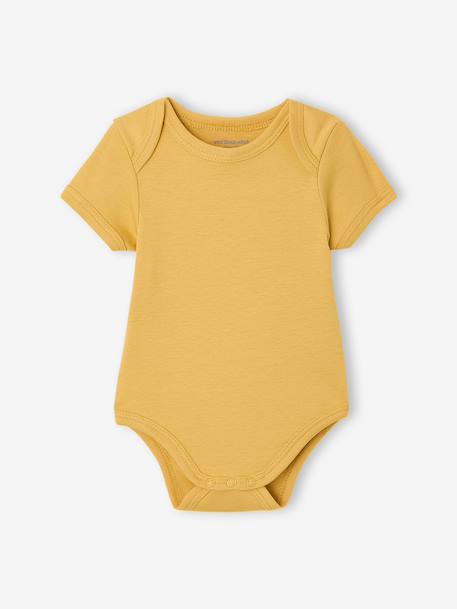 Pack of 5 short-sleeved baby bodysuits ecru - vertbaudet enfant 