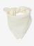 Ensemble bébé combinaison tricot et bandana beige chiné - vertbaudet enfant 