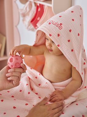 -Cape de bain + gant de toilette MON COEUR