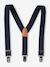 Two-Tone Braces for Boys caramel+deep blue+navy blue - vertbaudet enfant 