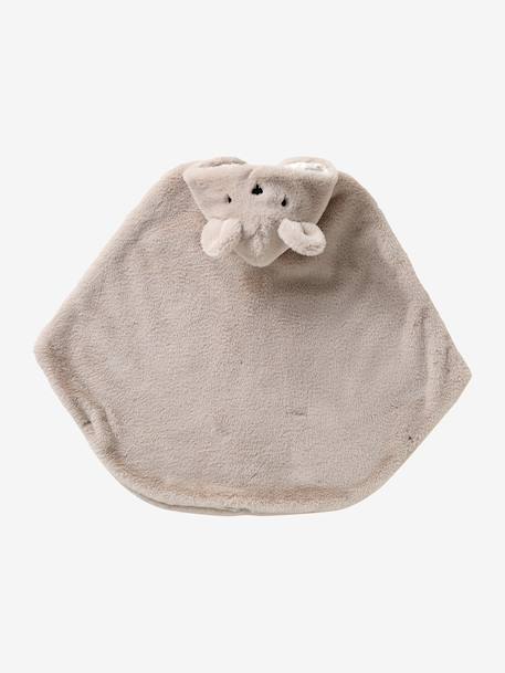 Travel Poncho Adaptable to Car Seat & Baby Carrier beige+ecru+sandy beige - vertbaudet enfant 