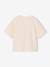 T-shirt manches courtes fille ecru+kaki - vertbaudet enfant 
