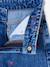 Embroidered Susan wide-leg jeans for girls bleached denim+medium blue - vertbaudet enfant 