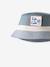 Colourblock Bucket Hat for Baby Boys blue+sage green - vertbaudet enfant 