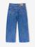 Embroidered Susan wide-leg jeans for girls bleached denim+medium blue - vertbaudet enfant 