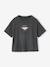 Short-sleeved printed T-shirt for girls anthracite+beige+pale yellow+sandy beige+vanilla - vertbaudet enfant 
