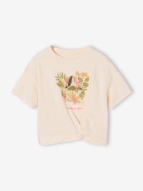 Fille-T-shirt, sous-pull-T-shirt-T-shirt manches courtes fille 