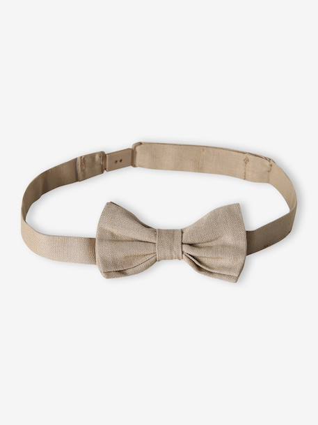 Plain Bow Tie for Boys beige+crystal blue+navy blue+sky blue - vertbaudet enfant 