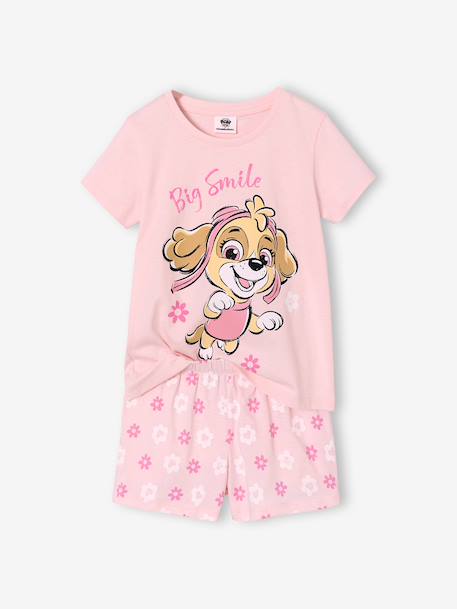 Short-Sleeved Pyjamas for Girls pale pink - vertbaudet enfant 