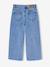 Embroidered Susan wide-leg jeans for girls bleached denim+medium blue - vertbaudet enfant 