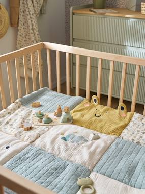 -Tapis de sol / Fond de parc gaze de coton patchwork BAYOU