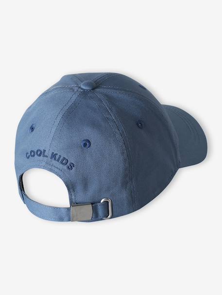 Boys' cotton cap medium blue - vertbaudet enfant 