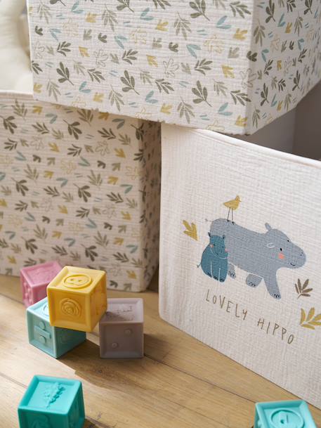 Pack of 3 BAYOU storage bins beige - vertbaudet enfant 