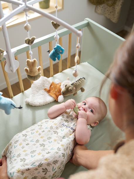 Customisable cotton muslin summer baby sleeping bag BAYOU multicoloured - vertbaudet enfant 