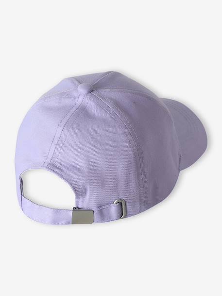 Casquette enfant fille coeur brodé bleu pâle+rose pâle+vert d'eau - vertbaudet enfant 