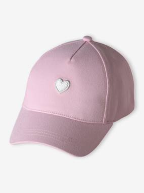 Fille-Accessoires-Casquette enfant fille coeur brodé