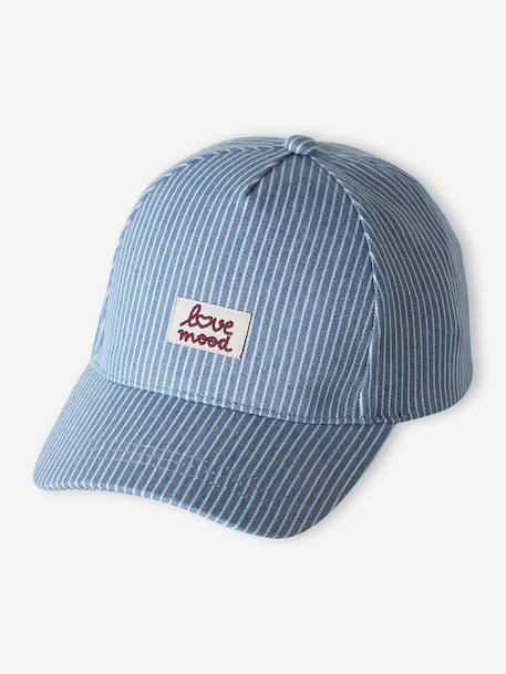 Casquette ajustable rayé bleu - vertbaudet enfant 