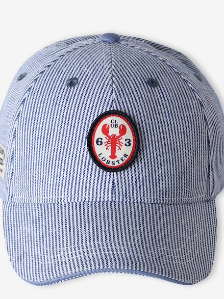 Casquette garçon rayé marine - vertbaudet enfant 