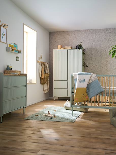 Floor mattress / Play mat in patchwork cotton muslin BAYOU multicoloured - vertbaudet enfant 