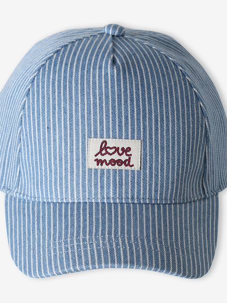 Casquette ajustable rayé bleu - vertbaudet enfant 