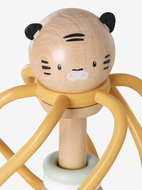 FSC® wooden sensory rattle yellow - vertbaudet enfant 